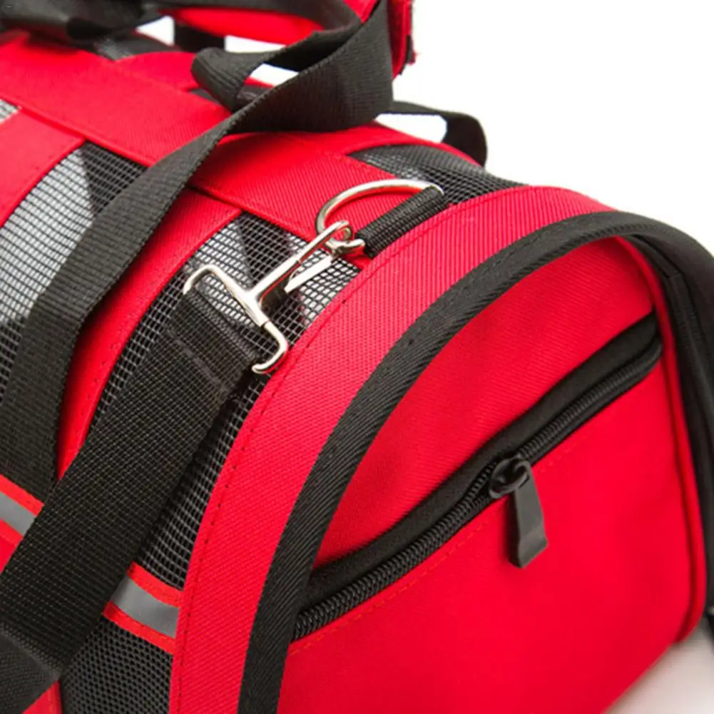 Складная дышащая сетчатая сумка для кошек и собак двойного назначения