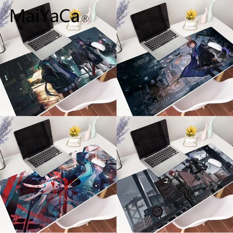 

MaiYaCa Your Own Mats Arknights DIY Design Pattern Game mousepad Gaming Mouse Pad Large Deak Mat 700x300mm for overwatch/cs go
