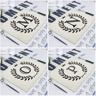 Подставки с геометрическими буквами 42*32 см, свадебная салфетка, подставка под напитки, льняной коврик, коврик для стола, кухонные принадлежности, подставки под чашки