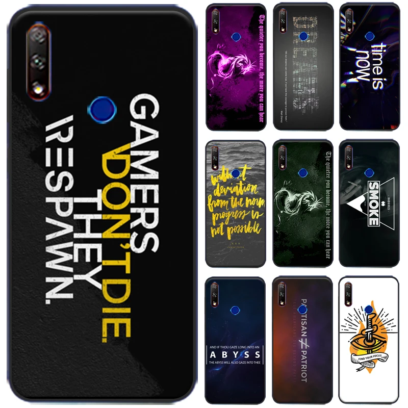 

For Huawei Honor 9X Lite Phone Case For Honor 9X Global Case Fashion Soft Tpu Phone Back For Huawei Honor 9X Case Black TPU