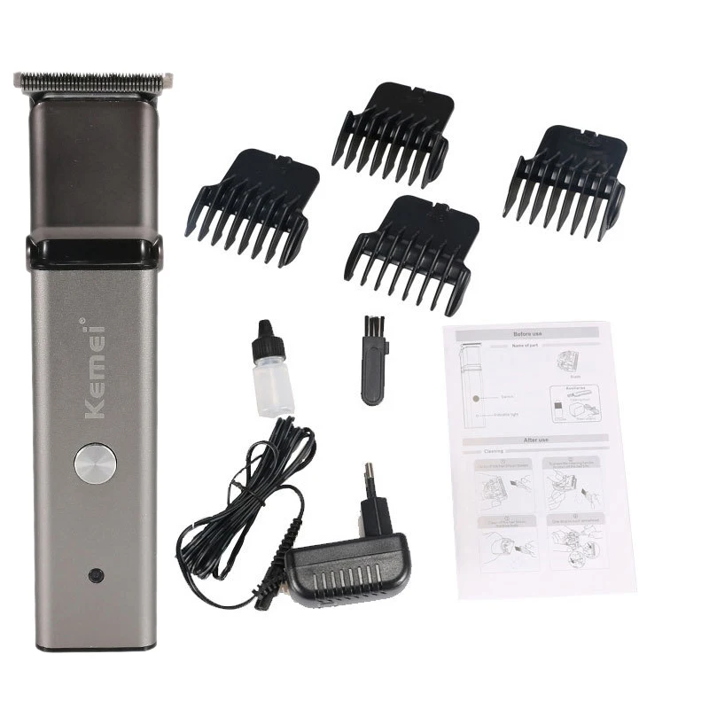 Kemei электрическая Мужская машинка для стрижки волос перезаряжаемая бритва