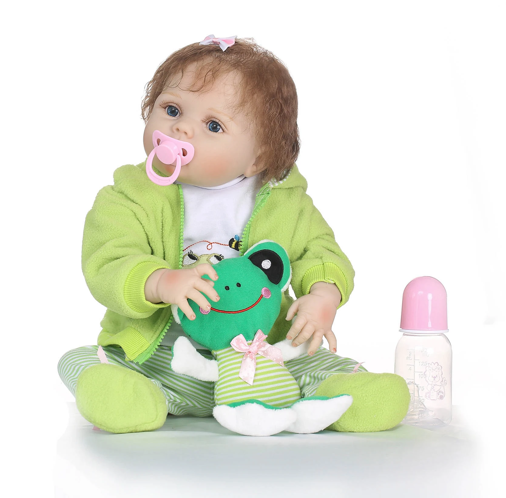 

2020 New Hot Sale 56cm Born Reborn Doll Baby Simulation Doll Reborn Doll For Baby Birthday Doll Toy