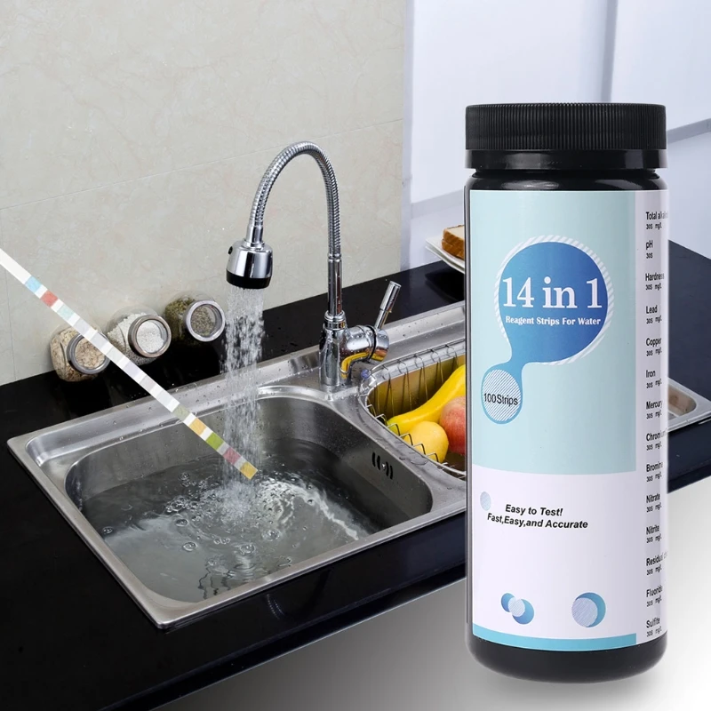 100 шт. улучшенные тест-полоски для питьевой воды 14 в 1 | Инструменты