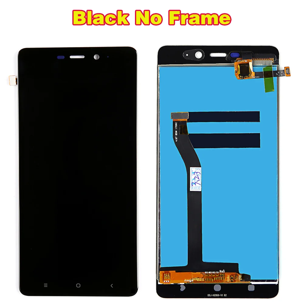 Black without Frame По сделке команда 5,0 дюймов ЖК-экран для Xiaomi Redmi 4 Prime/Redmi 4 pro 3 ГБ ОЗУ 32 Гб ПЗУ дисплей сенсорный дигитайзер сборка F ram e - Цвет: Black without Frame