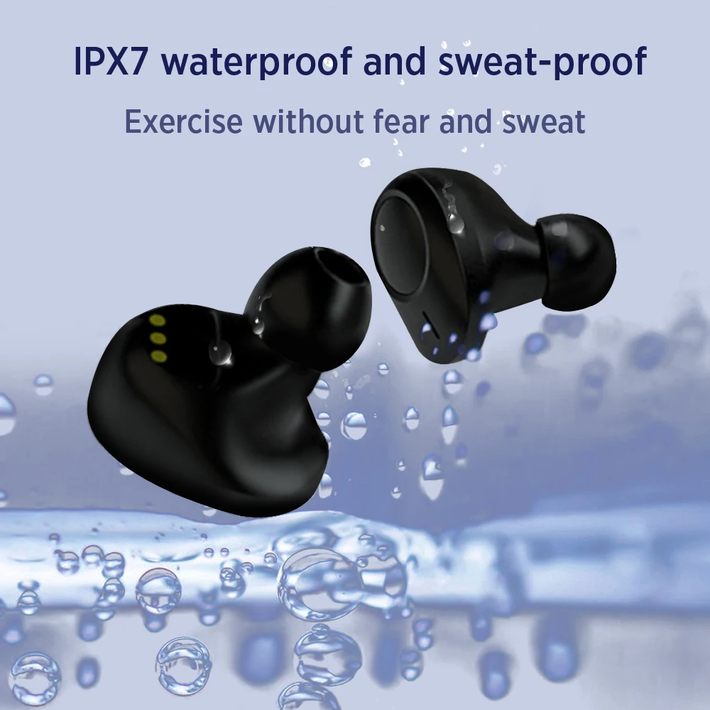 Наушники вкладыши TWS Bluetooth V5.1 наушники Беспроводной Водонепроницаемая гарнитура