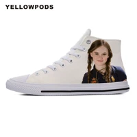 personality mens casual shoes hot cool pop funny high quality handiness madeline carroll cute cartoon custom sneakers white