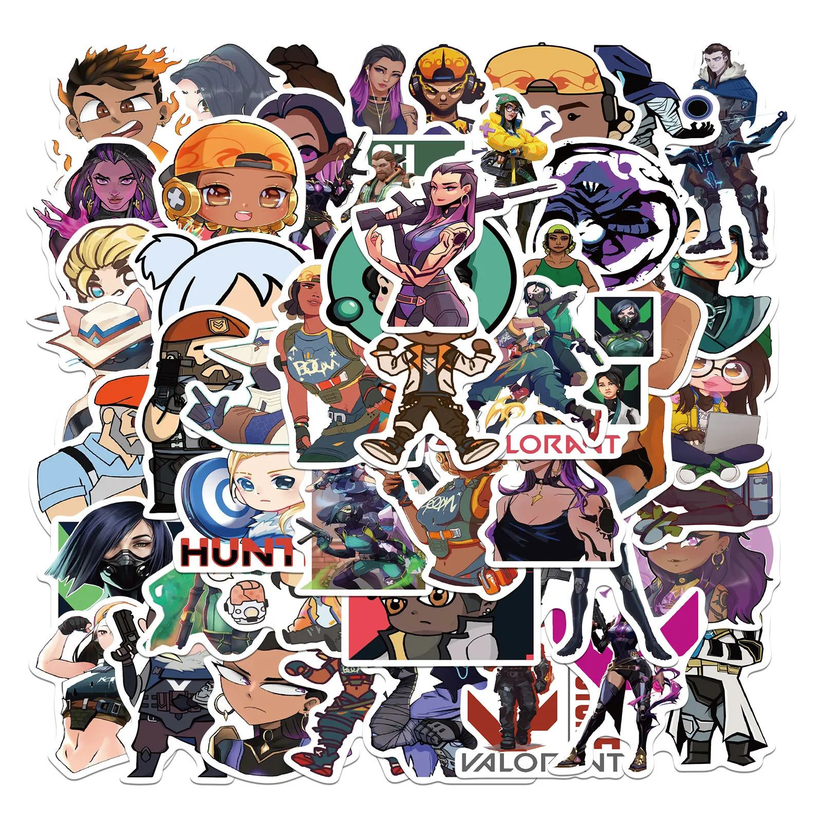 

50 Pcs Fearless contract Cartoon Stickers Thermos Luggage Helmet Laptop Refrigerator Motor Bike Sticker Waterproof Stickers