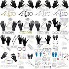 Аксессуары для пирсинга, кольца и перчатки для пирсинга, 1 комплект