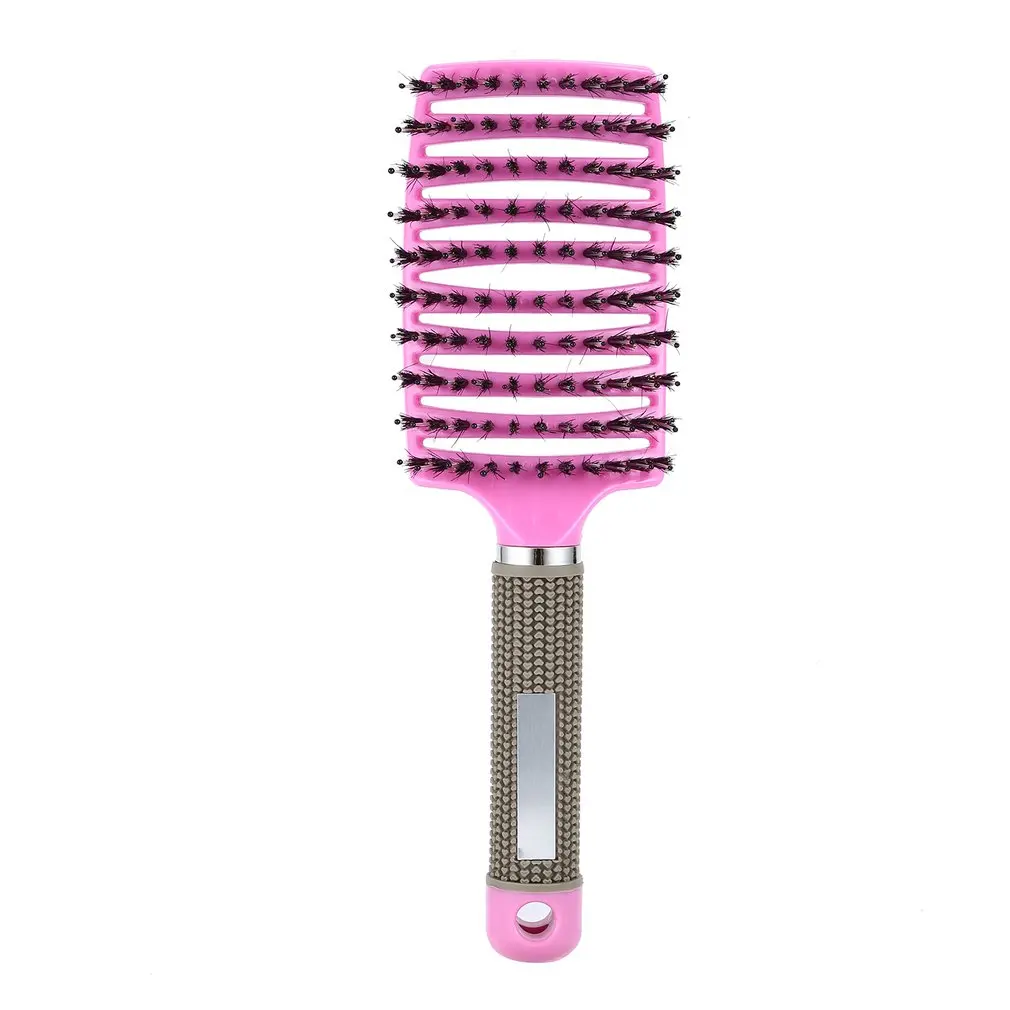 

Women Men Hair Scalp Massage Comb Bristle & Nylon Hairbrush Wet Curly Detangle Hair Brush for Salon Hairdressing Styling Tools