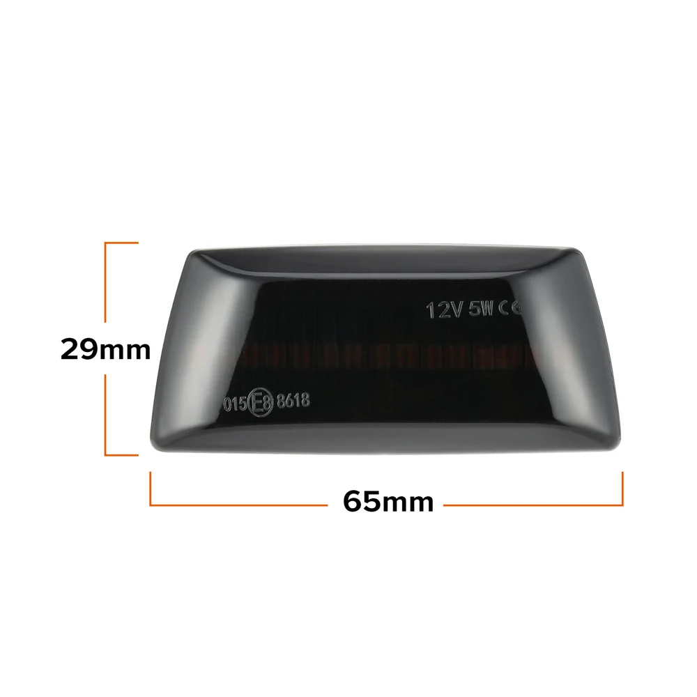 2 шт. светодиодный динамический боковой маркер светильник поворота для Opel Astra H