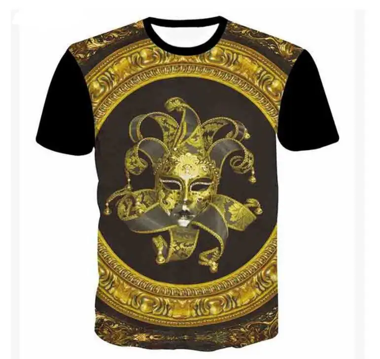 3D Футболка с принтом древнего египетского мужчины/женщины винтажная уличная