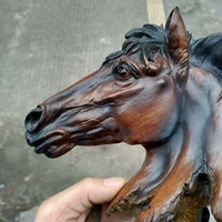 horse statue ornaments resin crafts imitation wood carvings home decorations souvenirsa907