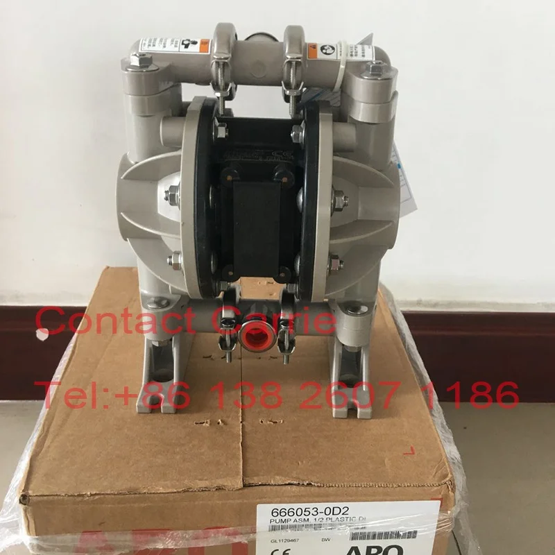 Ingersoll Rand ARO 666053-0D2 1/2 дюйма/полипропилен/нитрил AODD пневматический диафрагменный