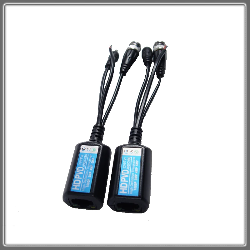 215PVD 200 м Диапазон для HD CVI/AHD/TVI витые BNC CCTV пассивные трансиверы Cat5 UTP видео Balun IPC 2MP