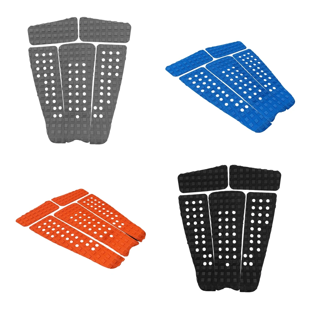 

Set 5 Premium EVA Surfboard Foot Traction Pad Tail Pad for Surfing Skimboard
