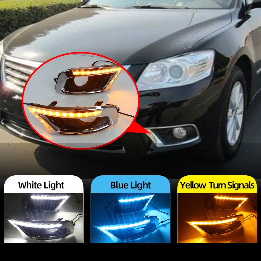 Автомобильный мигающий 1 комплект для Toyota Camry 2009 2010 2011 светодиодный дневный