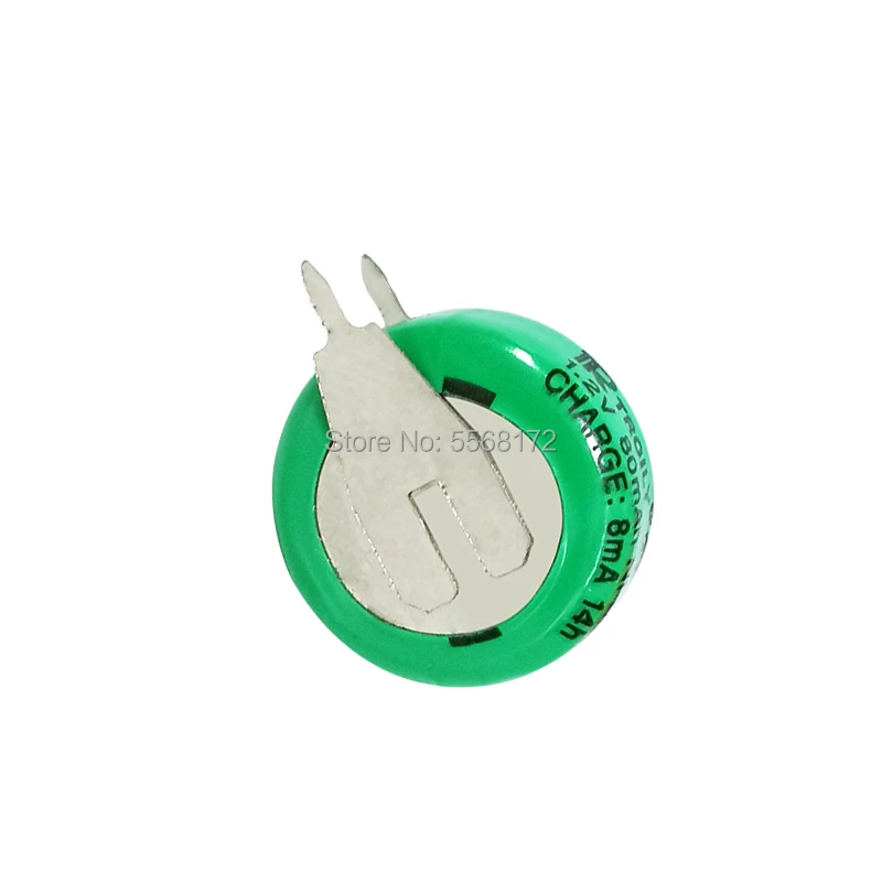 New 1.2V 80mAh Ni-MH Ni MH Rechargeable Batteries With Solder Pins Button Cell Battery For Electric Toys | Электроника