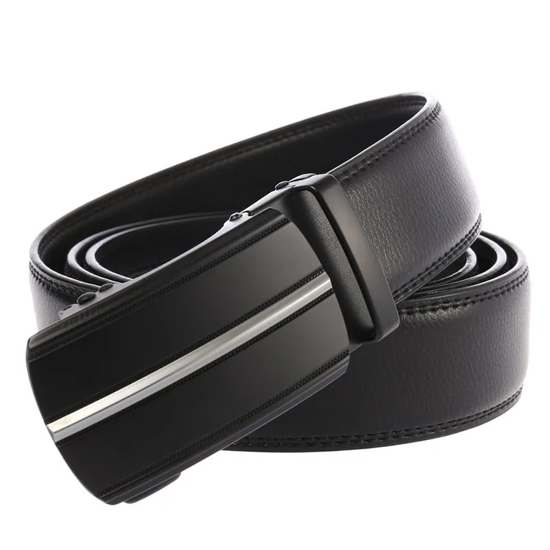 Новые дизайнерские ремни мужские высококачественные с автоматической пряжкой