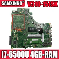 da0lv6mb6f0 laptop motherboard for lenovo v310 15isk e52 80 original mainboard 4gb ram i7 6500u