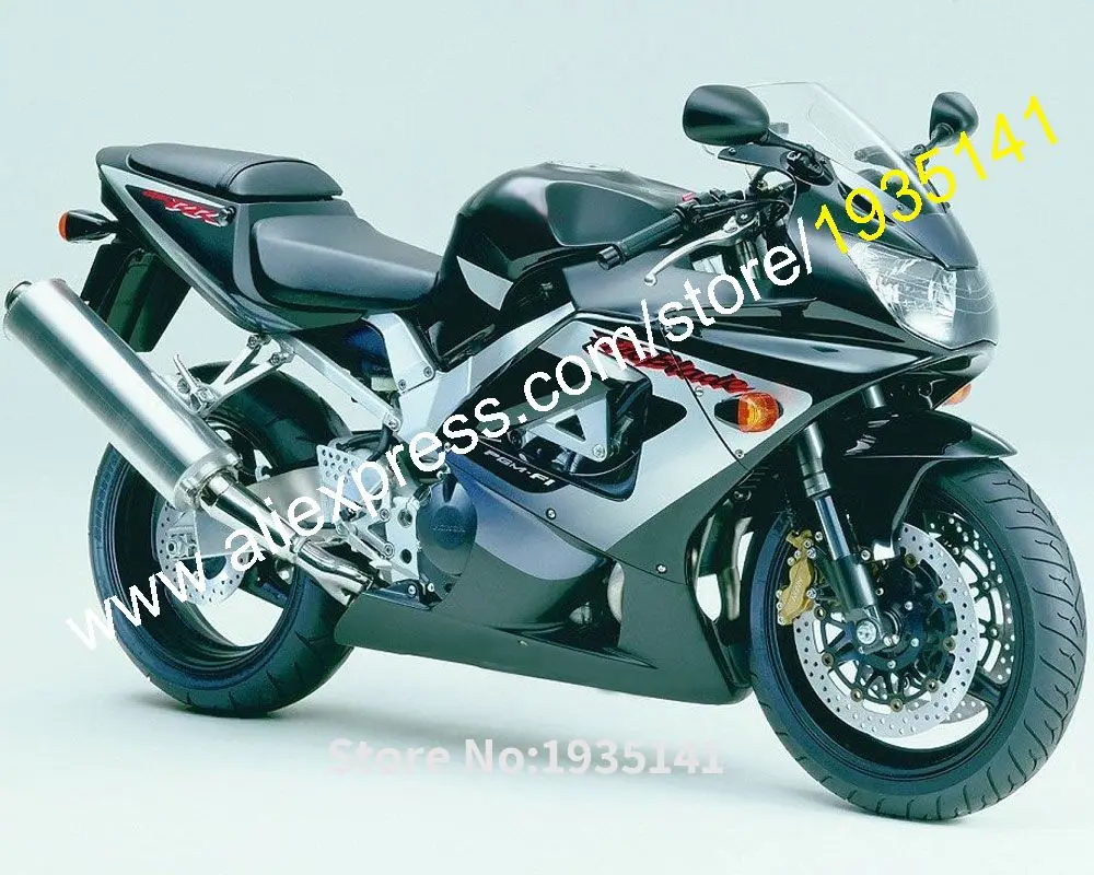 

For Honda CBR900RR 2000 2001 CBR929RR CBR 929RR 00 01 CBR929 RR Silver Black Body Kit Motorcycle Fairing (Injection molding)
