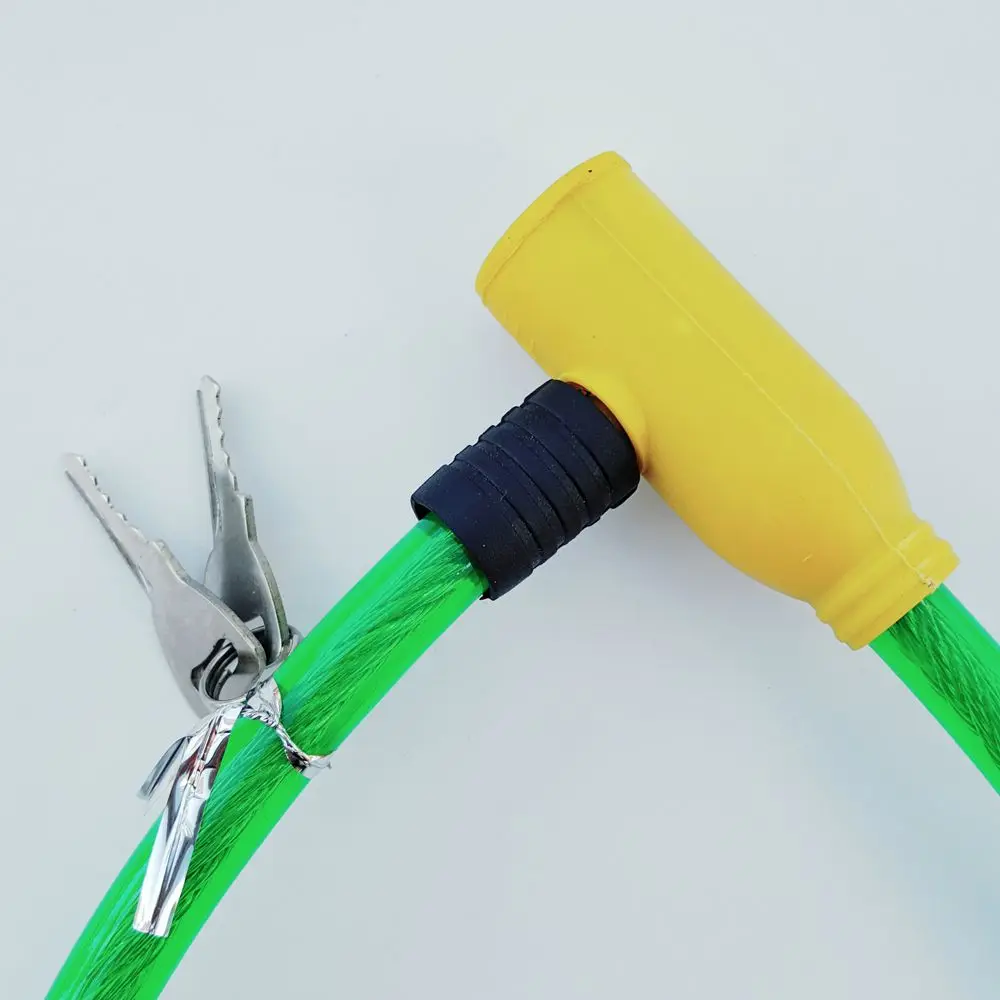 

1pcs Steel Wire Metal Bicycle Safety Lock Universal Anti-Theft Bicycle Lock Bicycle Motorcycle Wire Lock Safety Cable 2 Keys