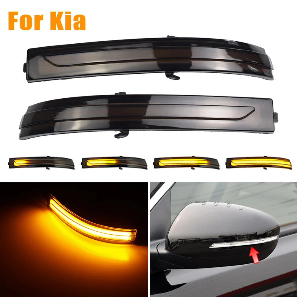 2 шт. динамический сигнал поворота светодиодный светильник зеркала индикатор для