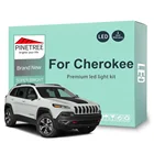 15 шт., набор светодиодных ламп для внутреннего освещения для Jeep Cherokee KL 2014, 2015, 2016, 2017, 2018, 2019, 2020, светодиодные лампы Canbus без ошибок