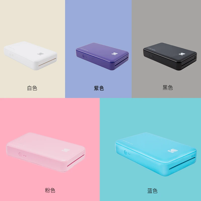 Мобильный принтер печатающий фотографии с телефона мини портативный карманный