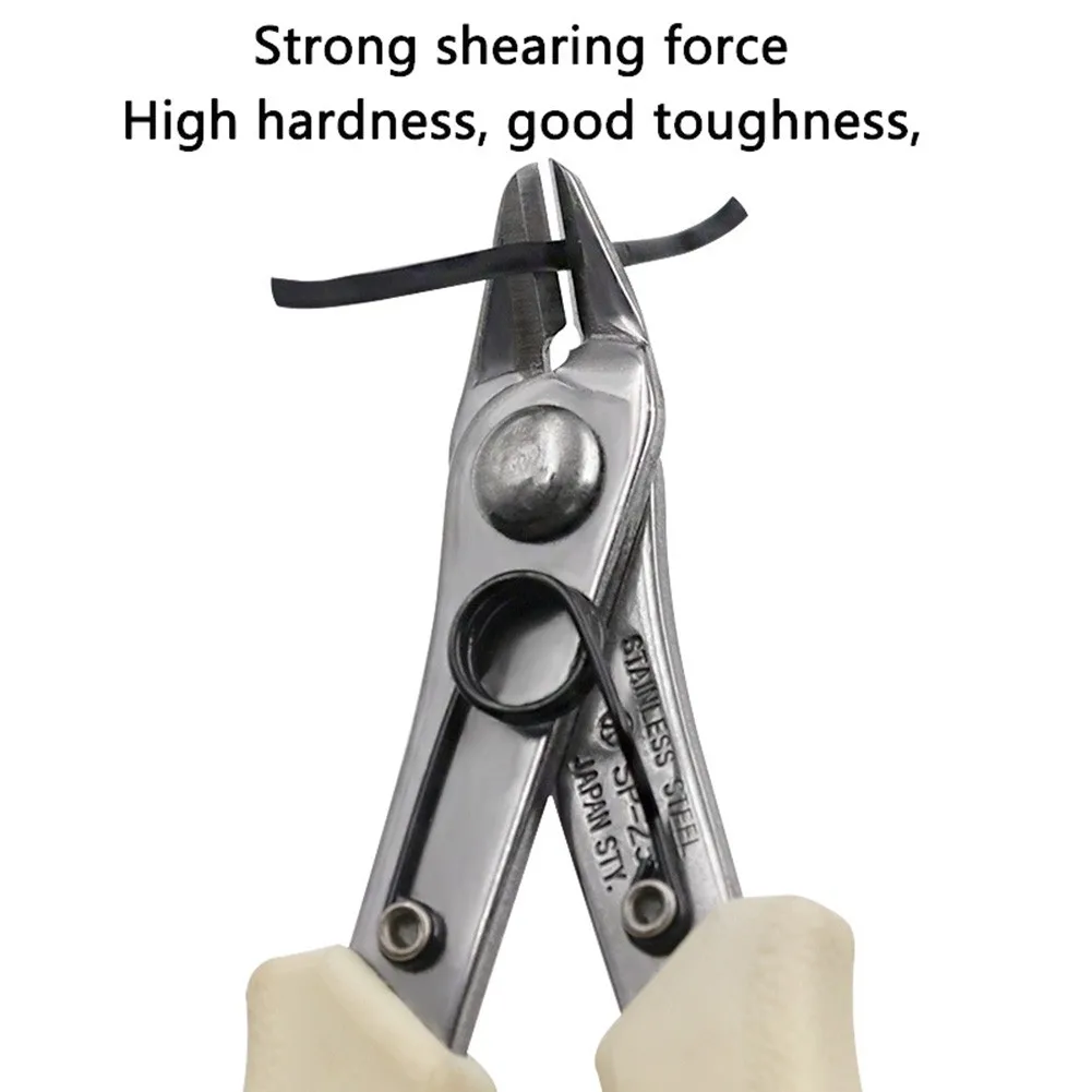 

Stainless Steel Nippers Wire Pliers 45# Steel +PP 99*126mm Cable Hand Tool