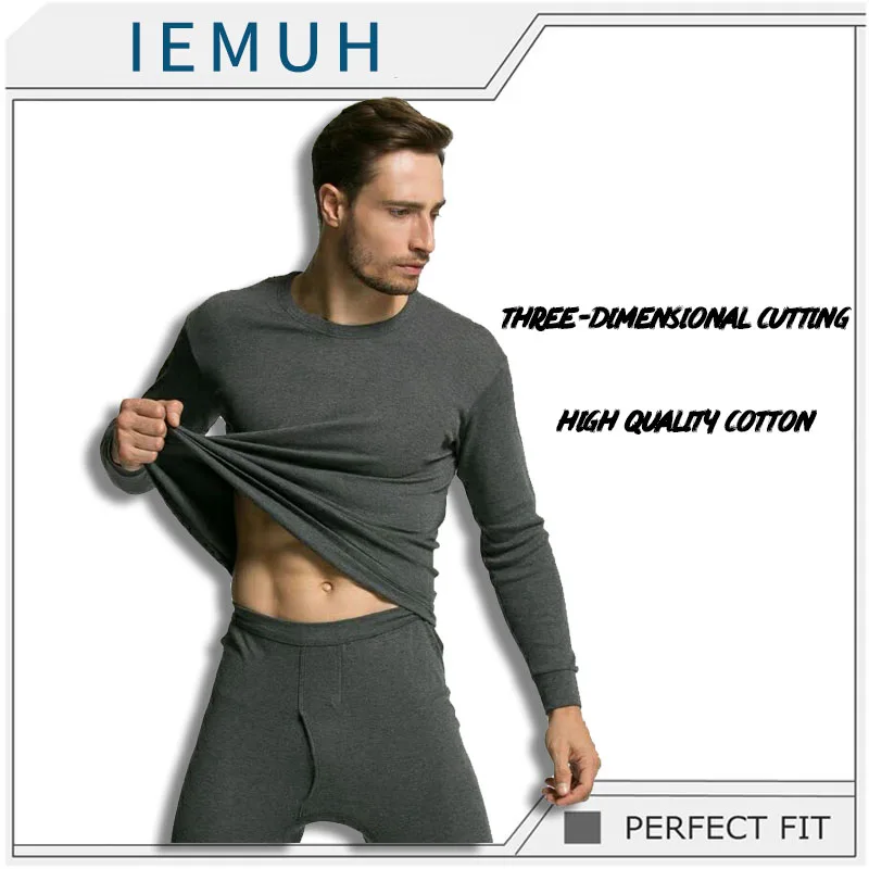Термобелье IEMUH мужское быстросохнущее эластичное теплое на зиму 2019 |
