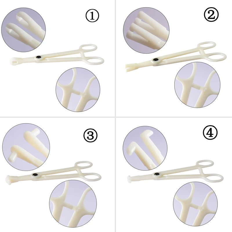 1 шт. набор для пирсинга тела из акрила профессиональные одноразовые плоскогубцы