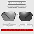 Солнцезащитные очки Мужские фотохромные поляризационные градиентные линзы антибликовые водительские очки для мужчин очки ночного видения солнцезащитные очки 1912