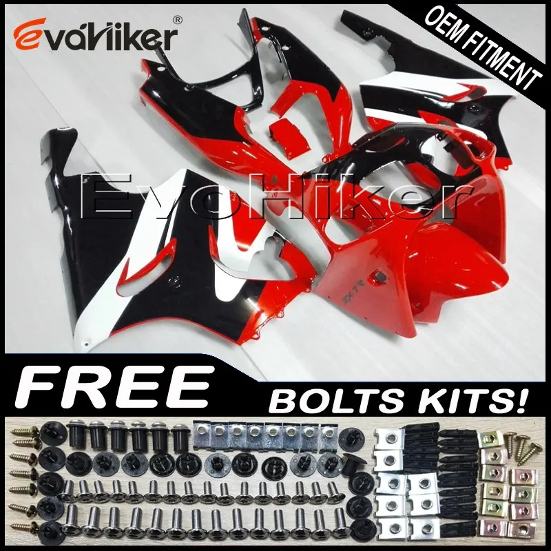 

Motorcycle cowl for ZX7R 1996 1997 1998 1999 2000 2001 2002 2003 red white ABS Plastic Bodywork Set