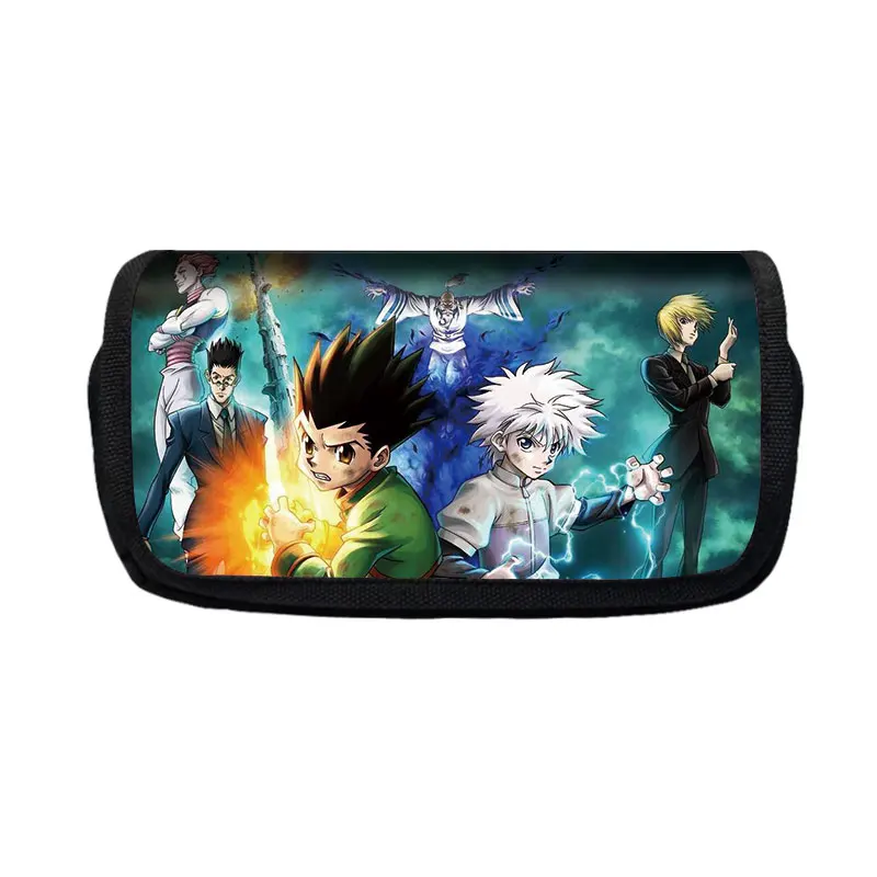 Пенал для карандашей Hunter X чехол косметики в стиле аниме HXH Killua Zoldyck Gon Freecss Chrollo