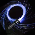 Светодиодная оптоволоконная плетка 6 футов 360 Поворотная Пиксельная плетка Rave Space Super Bright Up Танцевальная вечеринка EDM музыкальный фестиваль