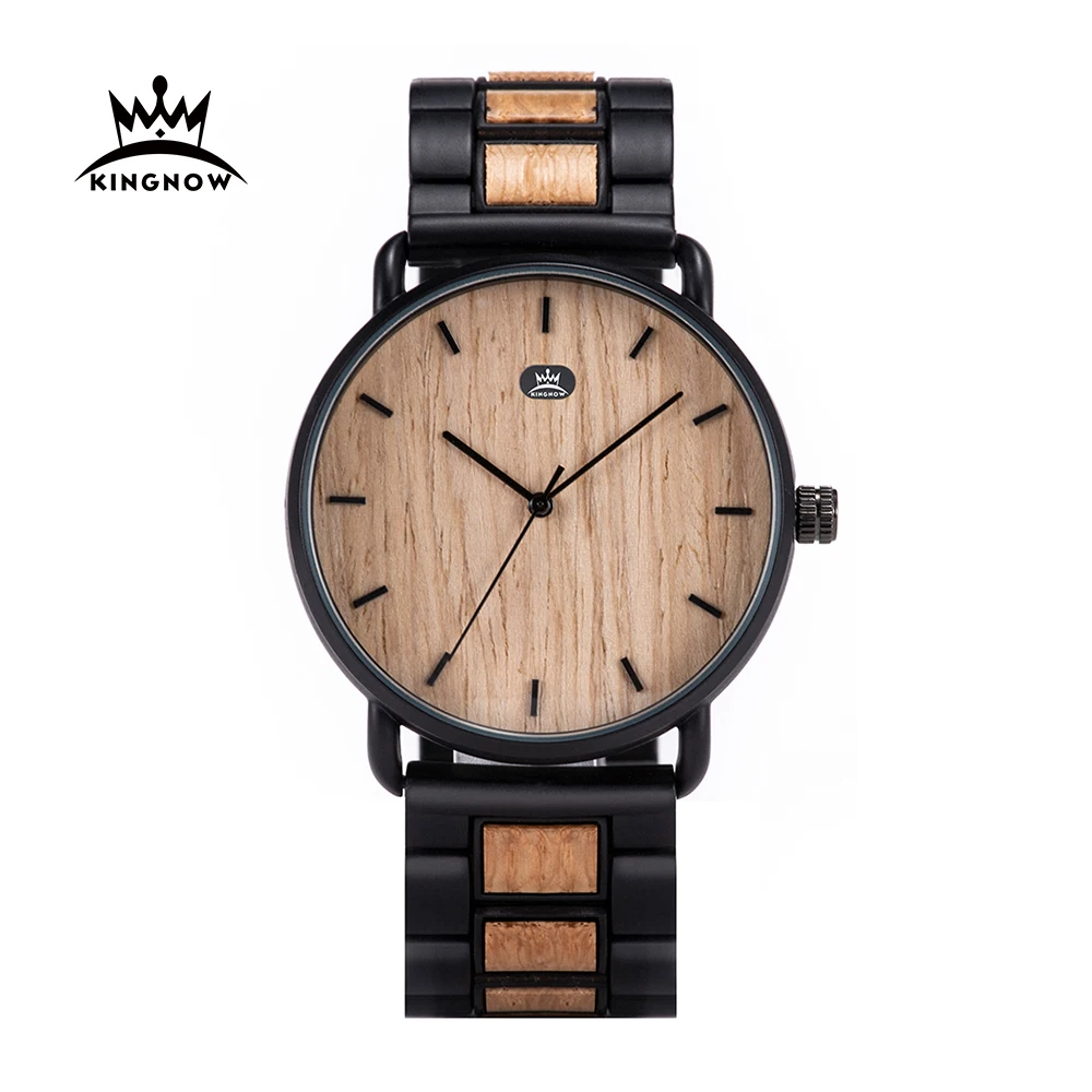 

Деревянные мужские часы Kingnow, мужские кварцевые наручные часы, деревянные мужские часы, 2020