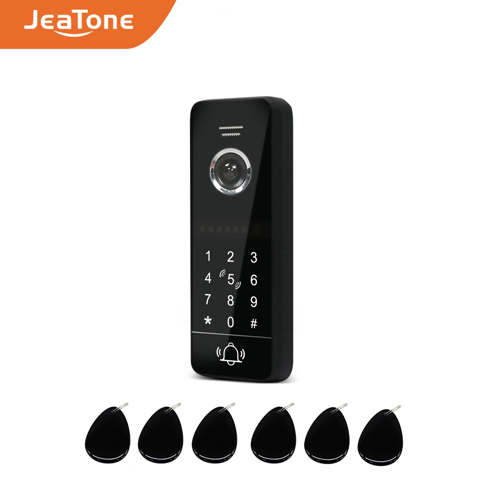 

Jeatone Wired Full Touch Screen Doorbell Outdoor Unit 960p,Support Password Unlock (Only Work with Jeatone Wifi Monitor)