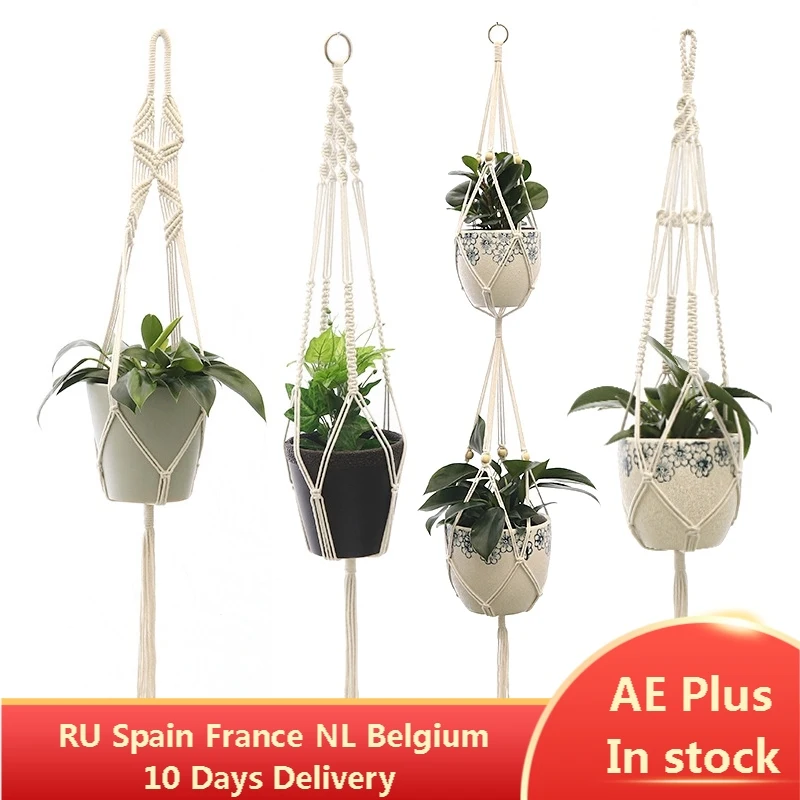 Подвесной Держатель для цветочного горшка в стиле ретро | Дом и сад