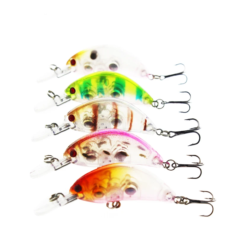 Walk Fish 1 шт. 5 см 3 9 г кренкбейт жесткая искусственная рыболовная снасть приманка