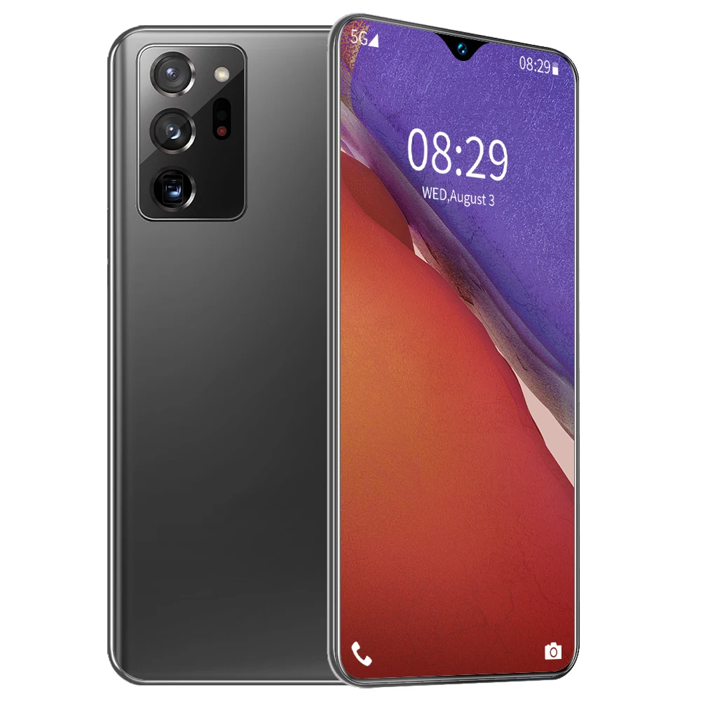 

Note20 Ultra 16+32MP 5000mAh Andriod Cell Phone 6.6 Inch Waterdrop Screen 4G 5G Smart Phone 512GB Celular MTK6889 Global Version