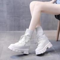 2021 new autumn and winter socks boots shoes women thick soled casual short boots women ankle boots zapatos de mujer