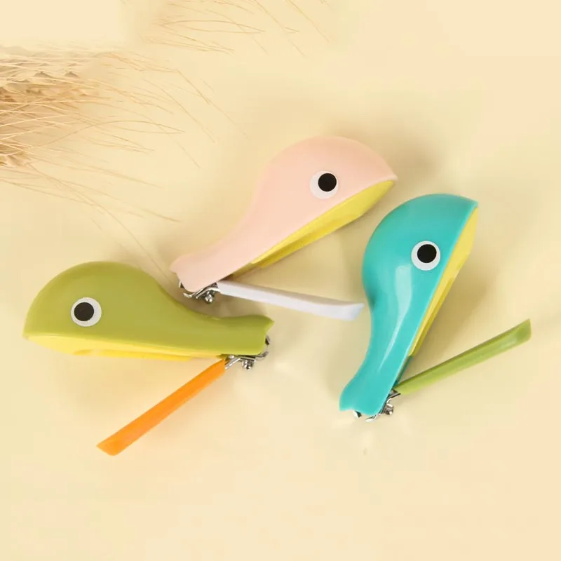 Мультяшные кусачки для ногтей из нержавеющей стали триммер в виде дельфина