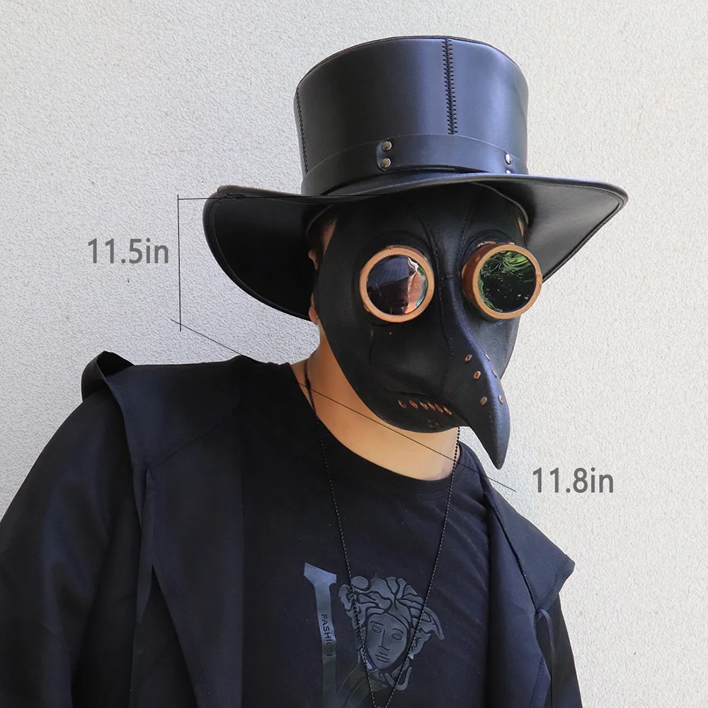 Маски Чумного доктора Хэллоуин латексные маски страшный клюв паровые удары