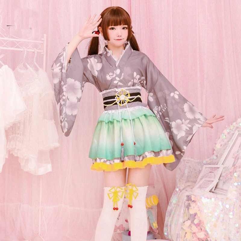 Костюм для косплея Love Live Котори минами кимоно Tojo Nozomi Nico LoveLive Хэллоуин игра