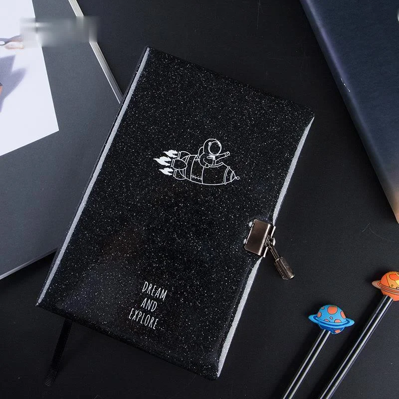 Высококачественный блокнот из искусственной кожи с изображением Вселенной