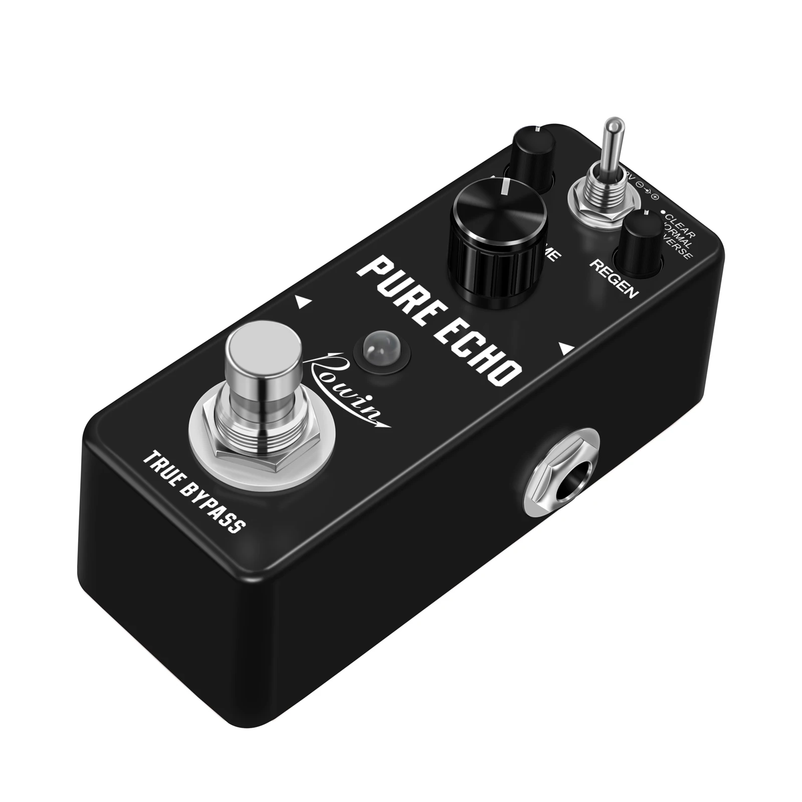 Rowin LEF-3803 Digital Delay Echo Effect Pedal for Guitar Bass with 3 Modes Clear Normal Reverse enlarge