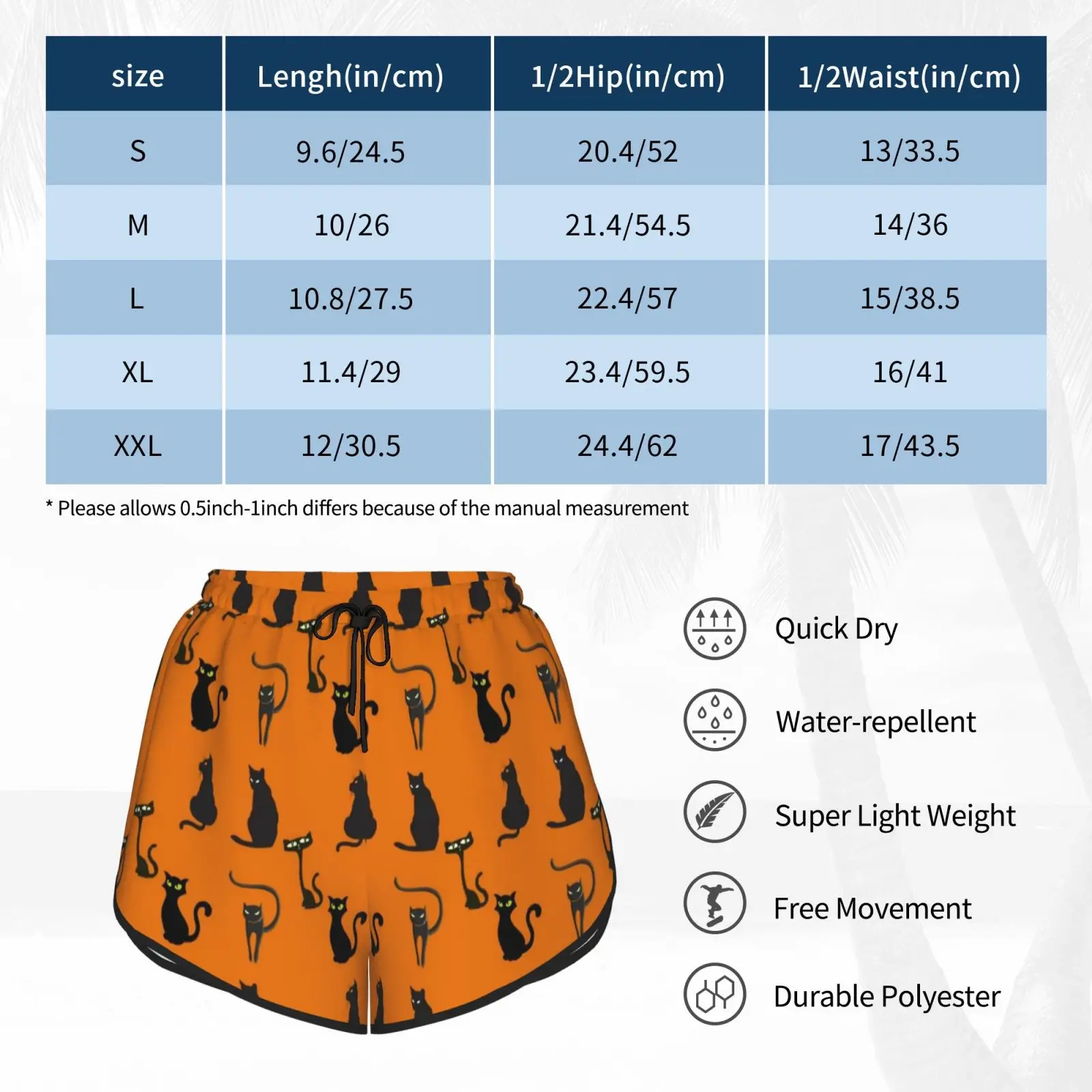 

Suspicious Cats Swim Shorts Women Beach Shorts Suspicious Cats Cats Cat Black Cat Black Cats Pet Cat Lovers Animal