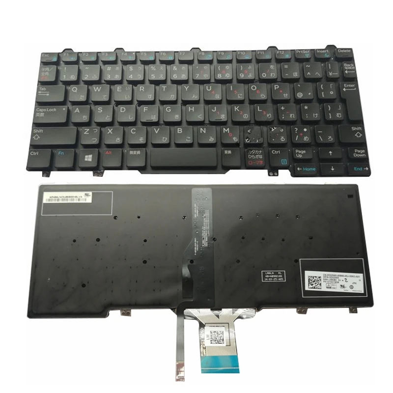 98New US/JP клавиатура для ноутбука DELL Latitude 7000 12 5000 7350 5290 E5250 5270 E7270 E7250 7270MJ8HY 0MJ8HY XCD5M