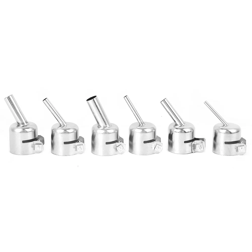 

6Pcs Oblique Nozzle 861DW for Hot Air Gun Soldering Desoldering Station Accessories