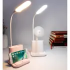 Настраиваемая Настольная лампа с сенсорным затемняемая Светодиодная настольная лампа, зарядка через USB светильник детей, для чтения, кабинета, спальни